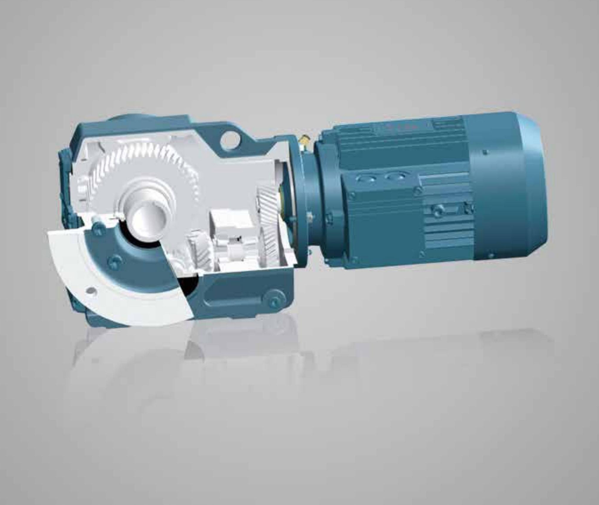 KC Helical-Spiral Bevel Geared Reducer